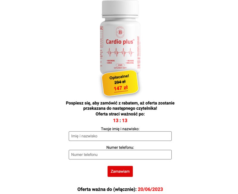 Składniki Vita Cardio Plus - Odkryj Zasady Zmniejszenia Ryzyka Chorób Serca